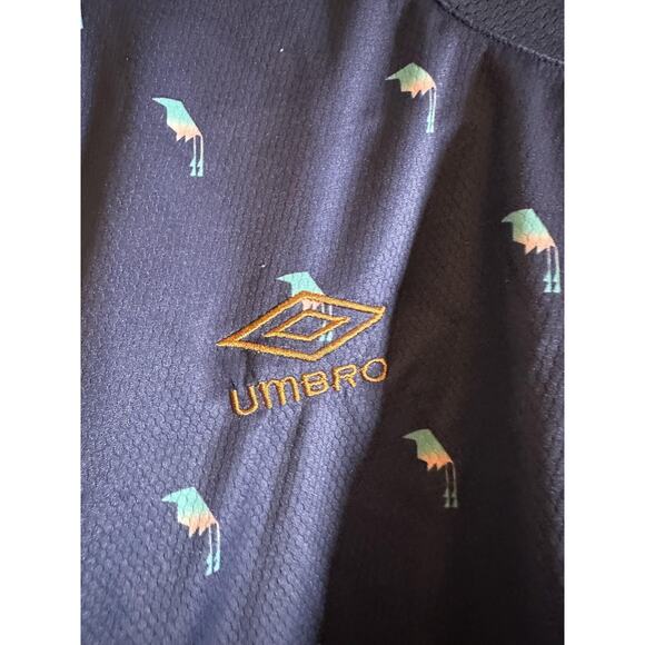 Umbro El Salvador Shirt Mens Medium Navy Blue ES Graphic Pattern Soccer Top - Picture 5 of 9